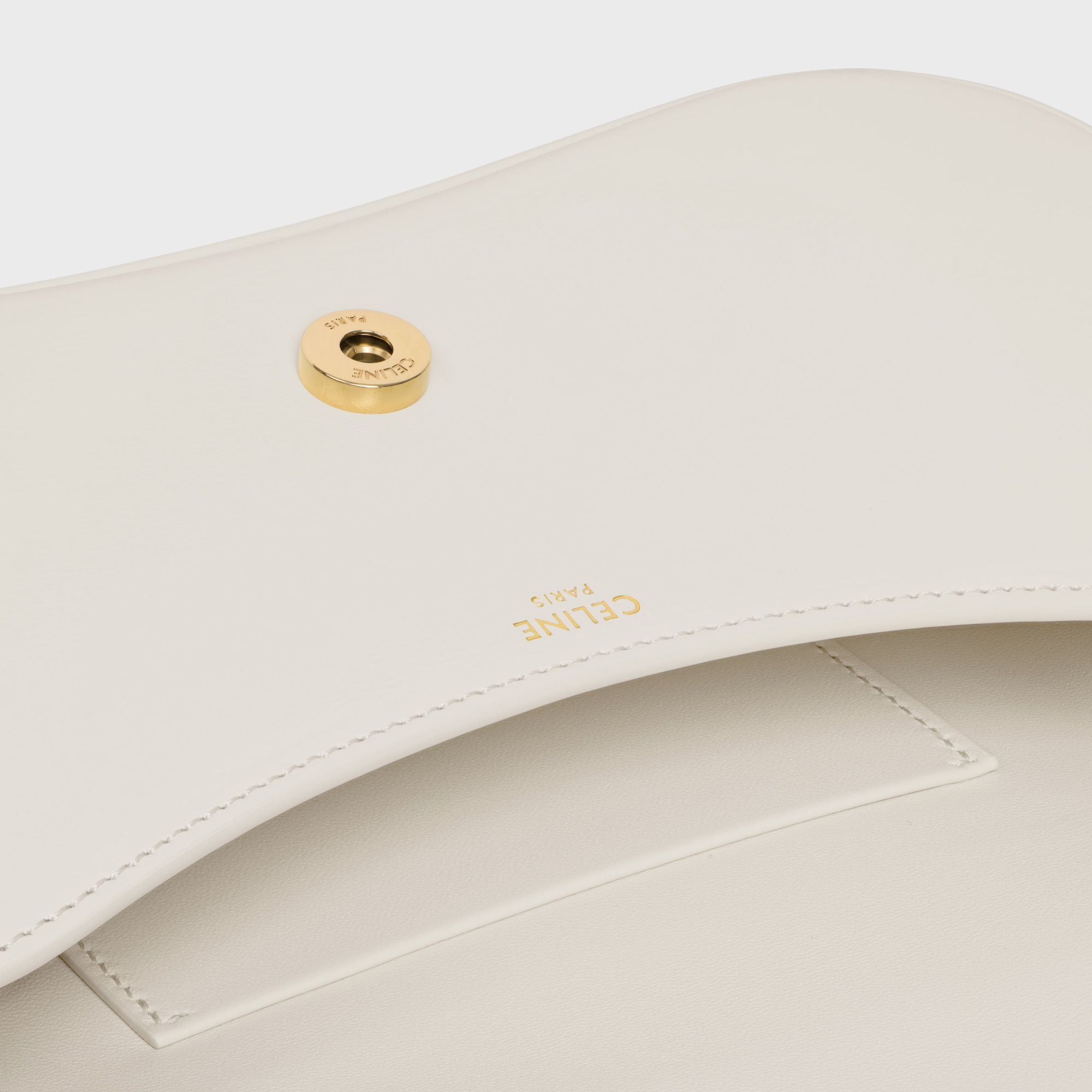 TEEN CELINE LOLA IN SHINY CALFSKIN WHITE COTTON - Image 4